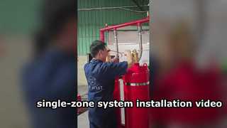 Tek bölgeli yangın söndürme sisteminin kurulum videosu