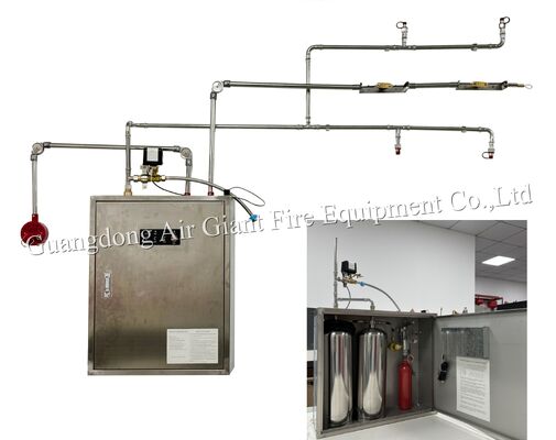 Kalite  Single Bottles Automatic Protection Restaurant Fire Suppression System For Hotel Fire Fight fabrika