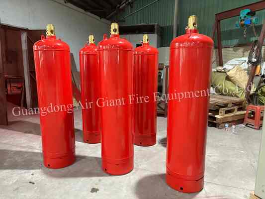 Kalite  Non Corrosive FM200 Fire Extinguishing System Cylinder Without Pollution For Storage Room fabrika