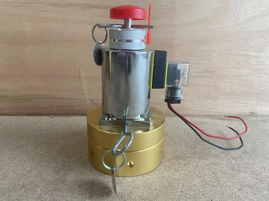 Kapalı Su Bastırma FM200 Yangın Söndürücü Aksesuarları Solenoid Aktüatör 90N