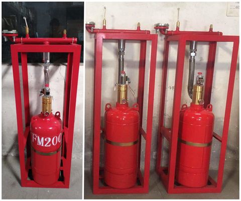 Telekomünikasyon Odası İçin Kirlilik Olmadan FM200 Gaz Sistemi