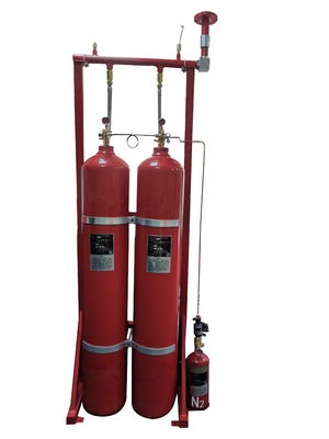 Kapalı Taşma Ig55 İnert Yangın Gazı Söndürme Sistemi 80L 140L