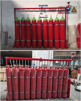 Nitrogen IG100 İnerjen Gazlı Yangın Söndürme Sistemi 80 Litre