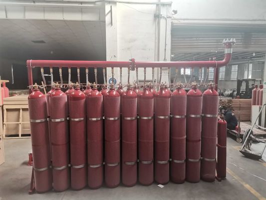 CAL Ig 100 İnert Gazlı Yangın Söndürme Sistemi 20kg Kalıntısız