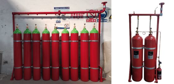 Inergen Ig541 İnert Gazlı Yangın Söndürme Sistemi 20MPa 30MPa
