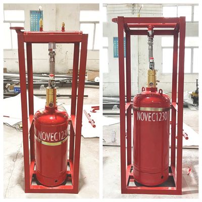 40L 70L 100L Novec 1230 Sistemi Portatif Yangın Söndürücü DC 24V 1.6A