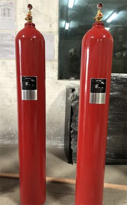Kapalı taşma Argonit Gaz Silindirleri IG 55 İnert Söndürme Gazı