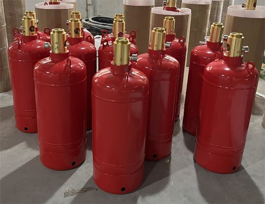 CNAS FM200 Nitrojen Silindirleri Veri Merkezinde Yangından Korunma