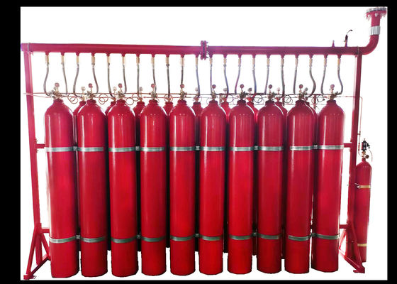 IG541 150-300 Bar Inert Gaz Yangın Sistemi Duvar Tavan Montajlı Sesli Görsel Alarm