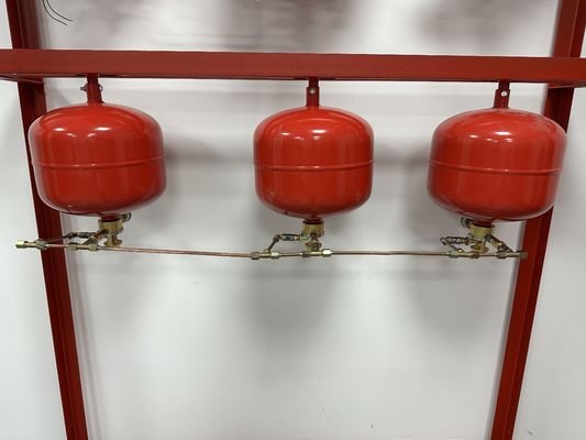Sıcaklık Kontrolü Asılı FM200 Kirlilik Bağlantısı Serisi Olmayan Yangın Baskı Sistemi