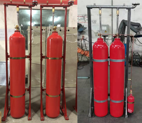 70 Litre Otomatik Sabit Co2 Yangın Söndürme Sistemi 1448mm