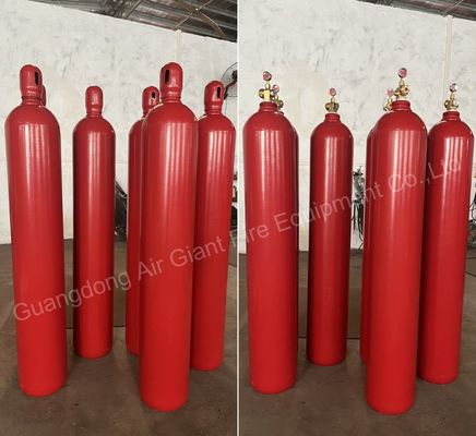 Argon IG55 İnert Gaz Yangın Sunucu Sistemi Alev Algılama 200-300 Bar 10-50°C