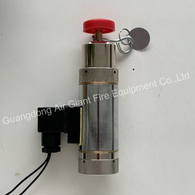 Silindirlere monte edilmiş solenoid aktüatörü HFC-227ea FM200 Korosif olmayan yangın söndürme