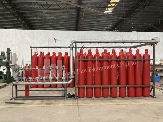 Yangın koruması için IG55 inert gaz argonit yangın söndürme sistemi