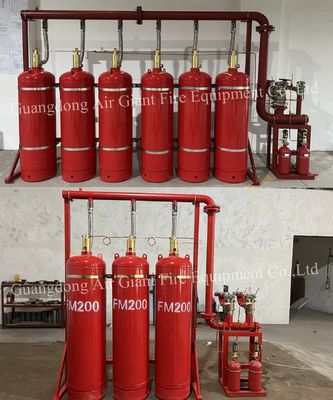 Kütüphane için kirliliksiz yalıtımlı FM200 Yangın Söndürme Sistemi
