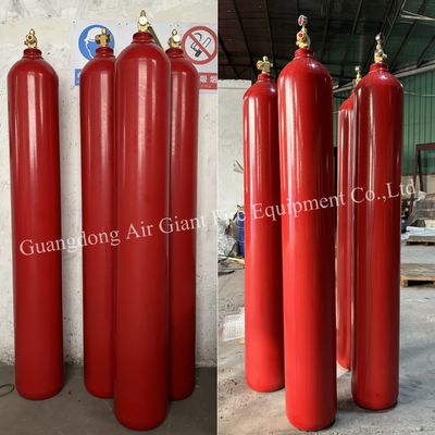 GUANGZHOU Inert Gaz Argon Fabrikası IG55 IG100 IG541 Yangın söndürme sistemi silindir