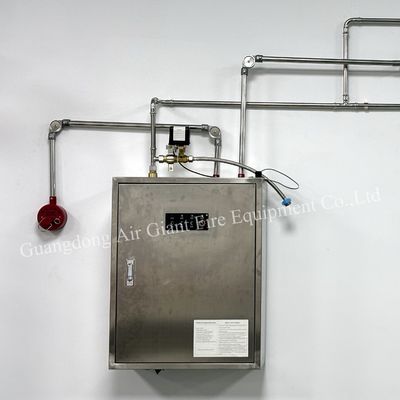 Mutfak ıslak kimyasal yangın söndürme sistemi 12L rejan doldurma kapasitesi ile