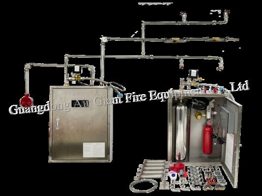 Yağlı Yangınlar İçin Islak Kimyasal Mutfak Yangın Söndürme Sistemi