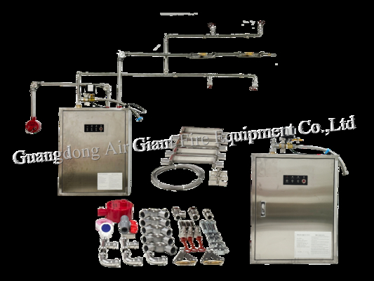 Mutfak başlığı ıslak kimyasal yangın söndürme otomatik sistemi